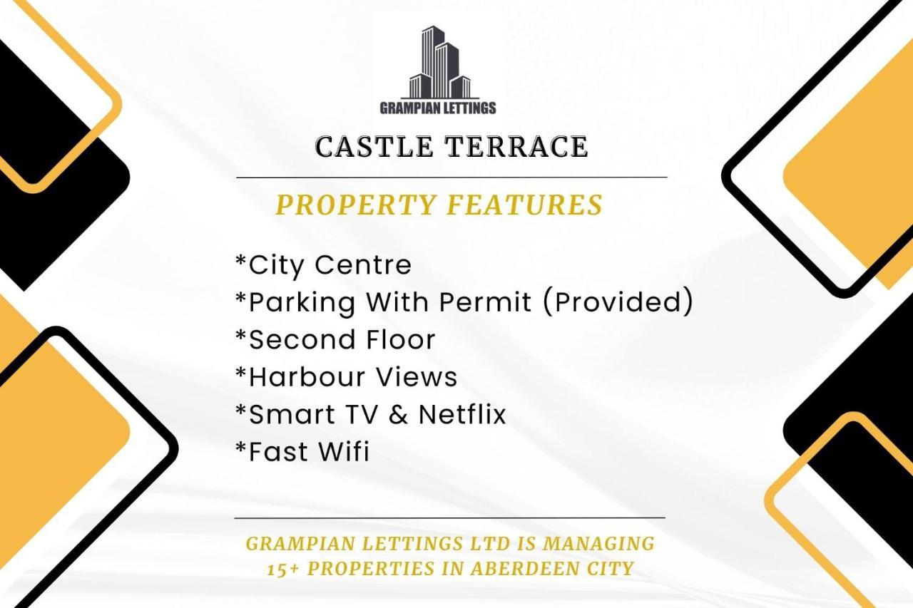 阿伯丁Castle Terrace - Grampian Lettings Ltd公寓 外观 照片